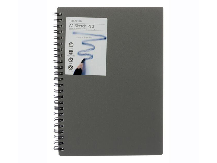wh-smith-sketch-pad-a5-grey-50-pages