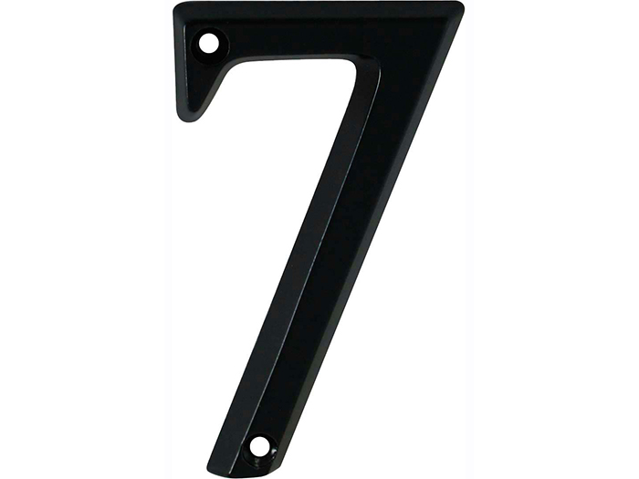 aluminium-number-7-black-9-7cm
