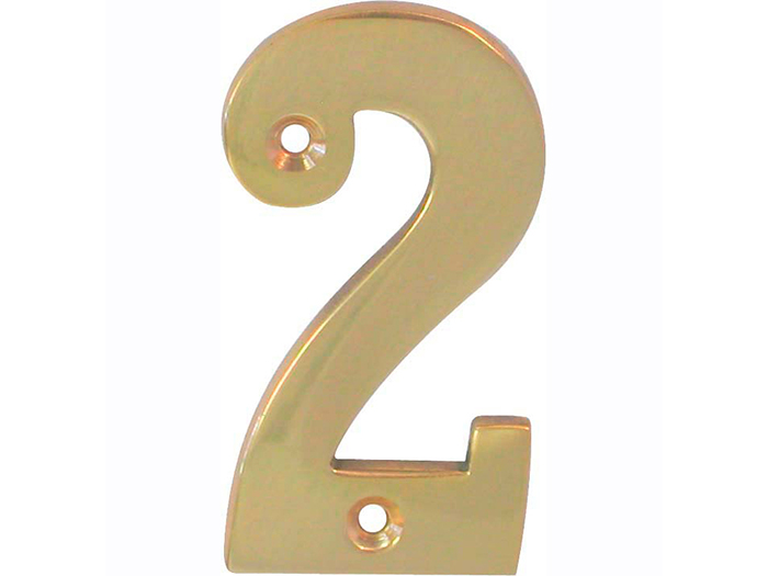 door-number-2-polished-brass-6-5cm