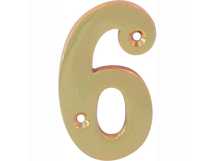 door-number-6-polished-brass-6-5cm