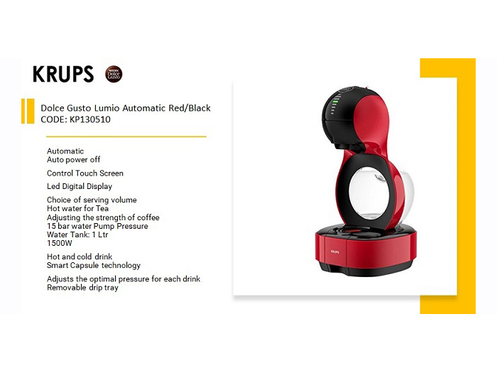 Machine Dolce Gusto Lumio Noire