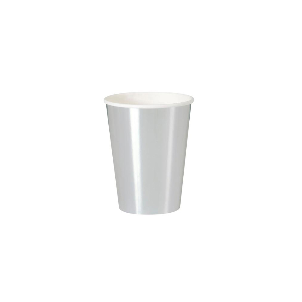 party-paper-cups-silver-set-of-8-pieces