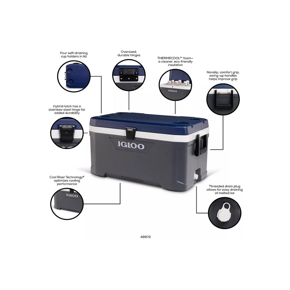 igloo-maxcold-5-day-hard-cooler-carbon-grey-blue-66l