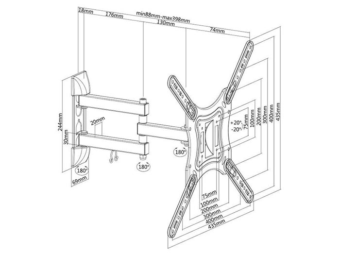 black-swivel-tilting-wall-bracket-for-23-55-inches-tvs