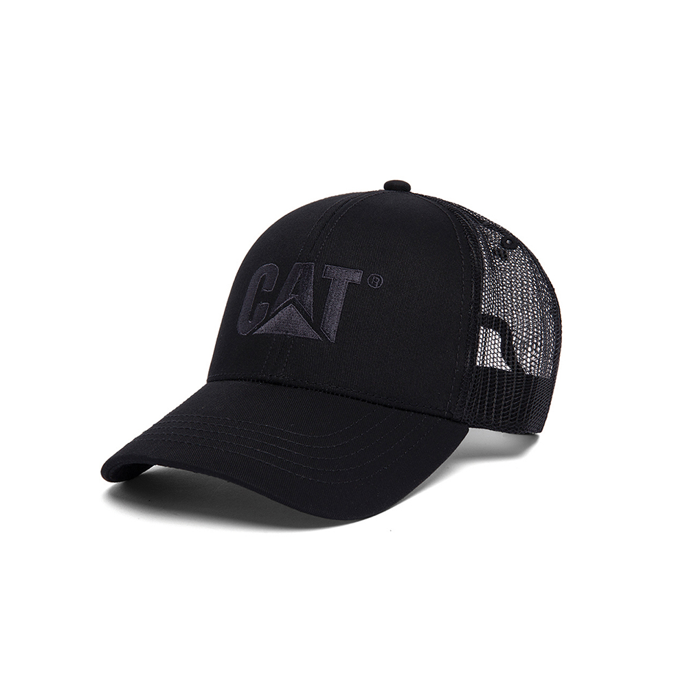 caterpillar-trucker-cap-black