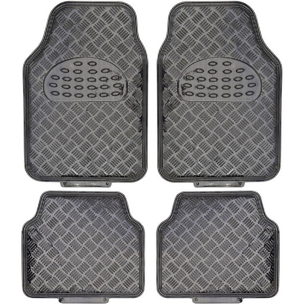 salvauto-aluminium-universal-car-mat-set-of-4-pieces-carbon
