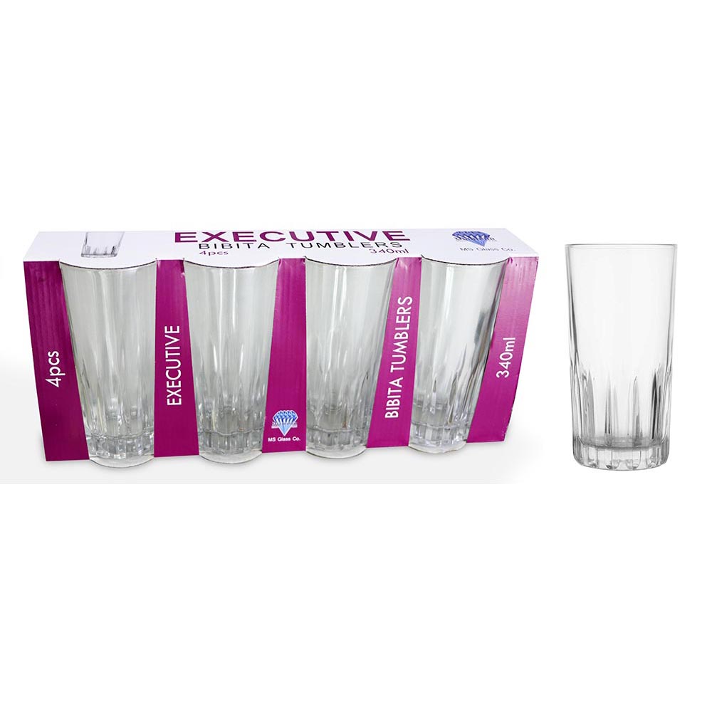 executive-bibita-drinking-glass-tumbler-set-of-4-pieces-340ml