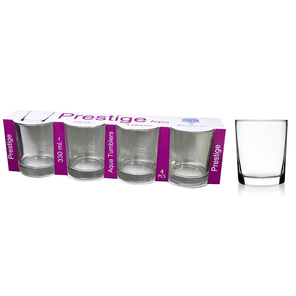 prestige-aqua-drinking-tumbler-glass-set-of-4-pieces-330ml
