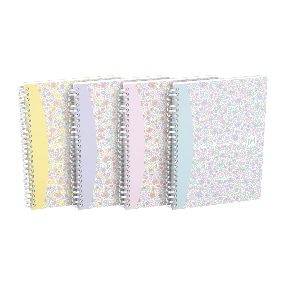 oxford-spiral-notebook-pad-a5-floral-line-60-sheets-4-assorted-colours