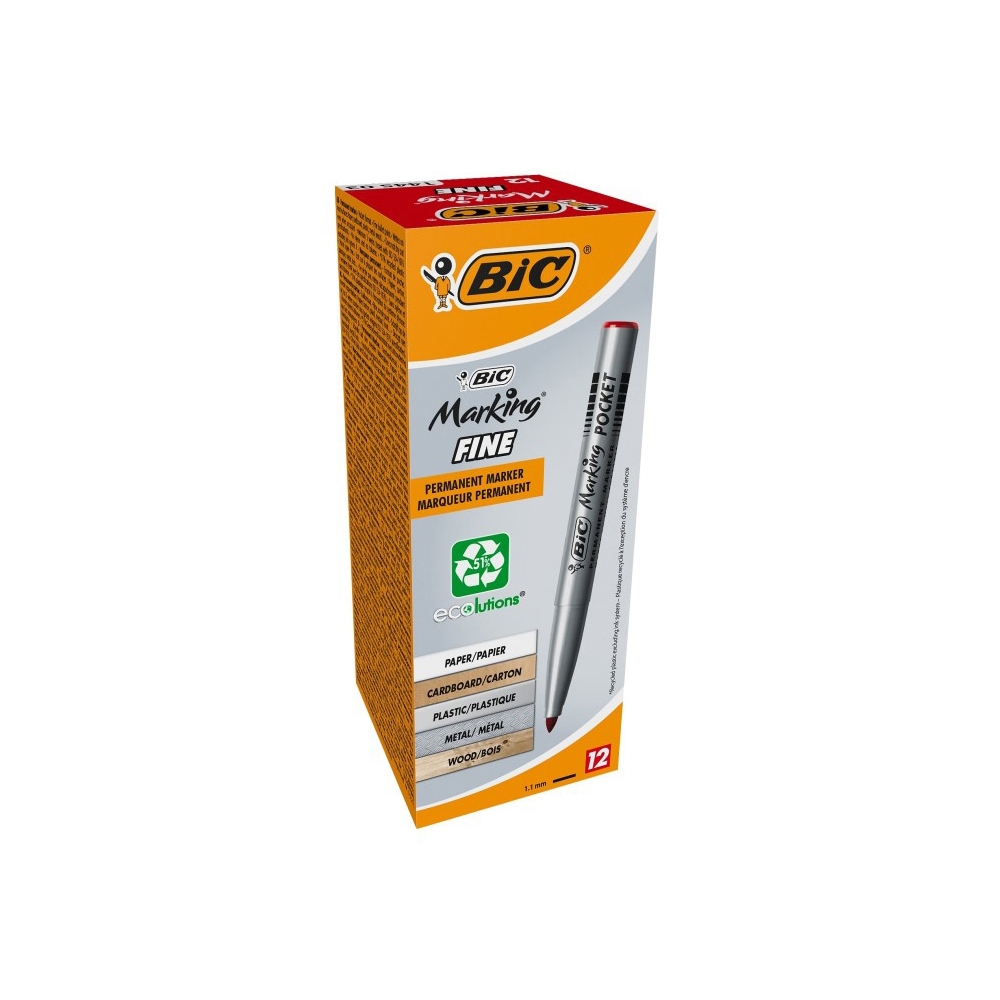 bic-pocket-marker-fine-red