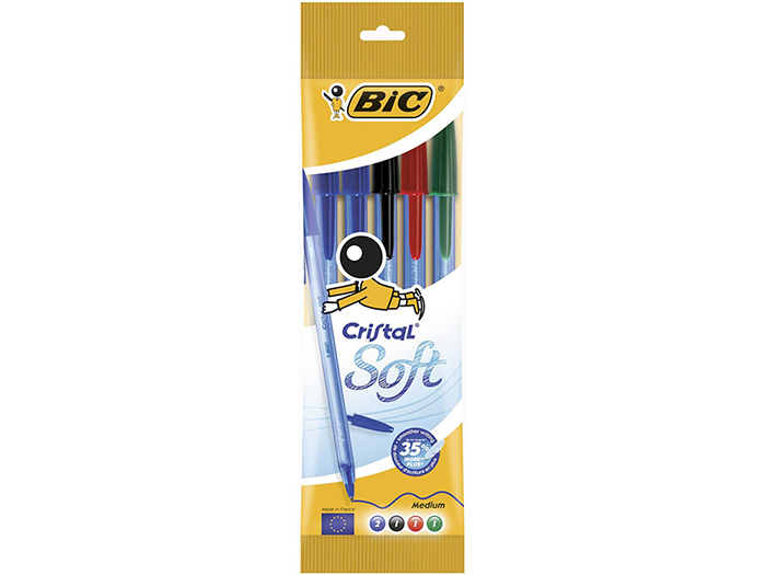 bic-cristal-soft-multi-colour-ballpoint-pen-pack-of-5-pieces