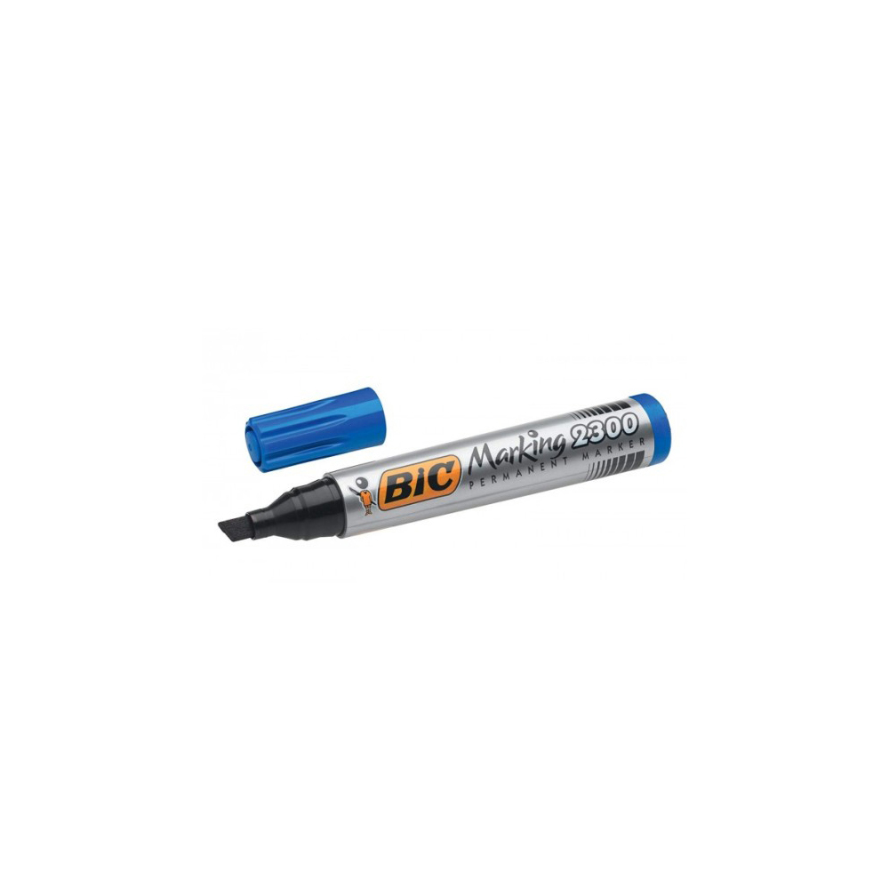 bic-permanent-marker-chisel-blue