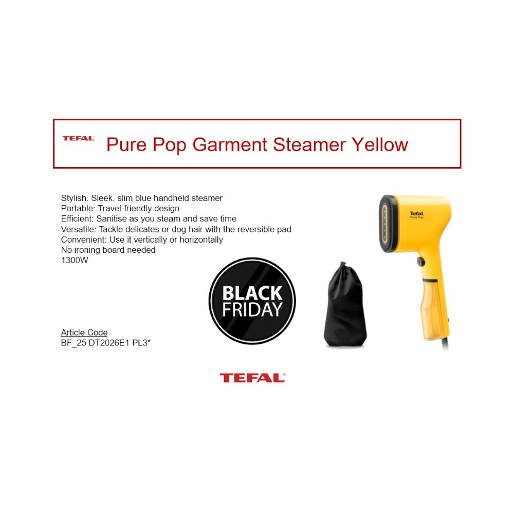 tefal-steamer-pure-pop-garment-yellow