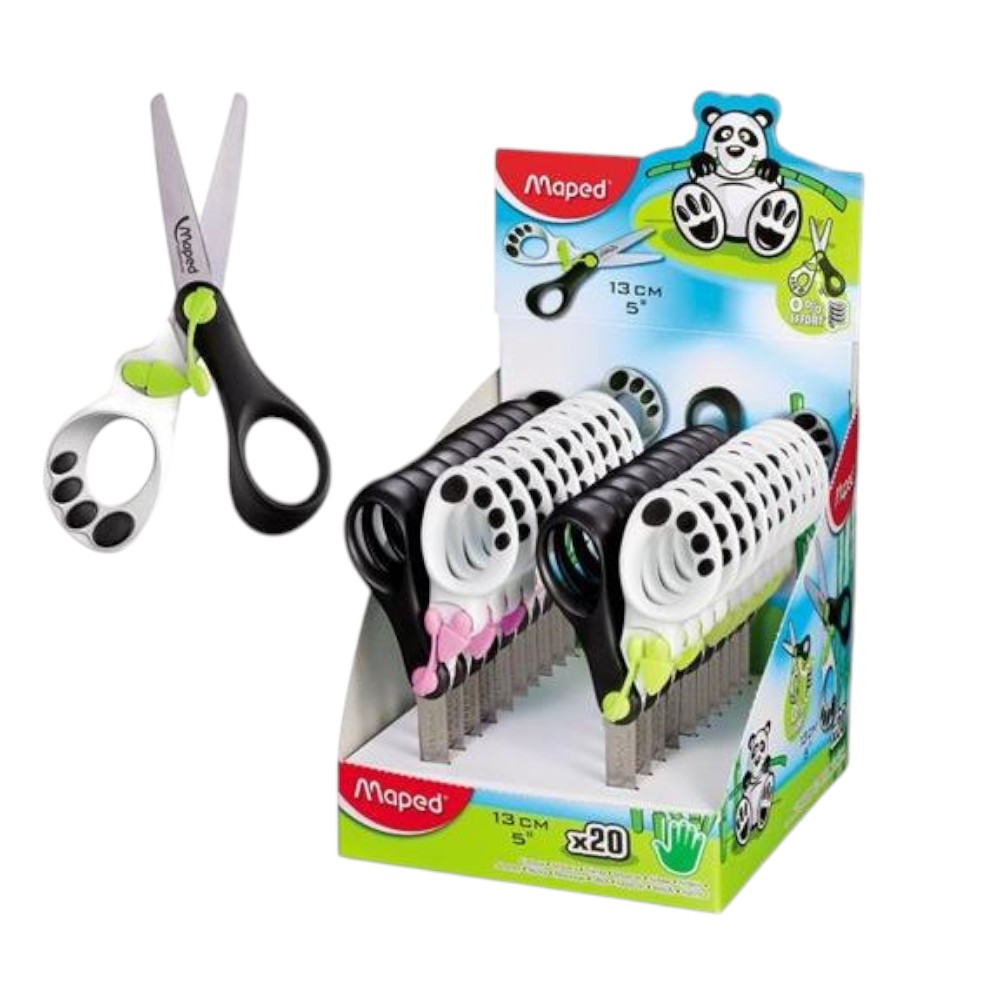 koopy-panda-scissor-spring-action-13-cm-2-assorted-colours