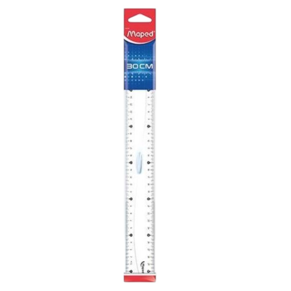 maped-ruler-with-finger-grip-30-cm
