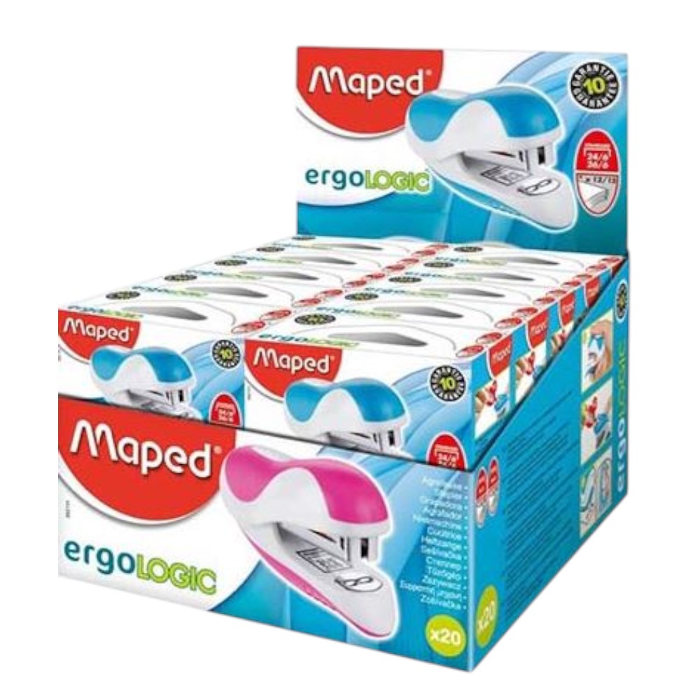 maped-mini-stapler-no-246-ergologic-3-assorted-colours