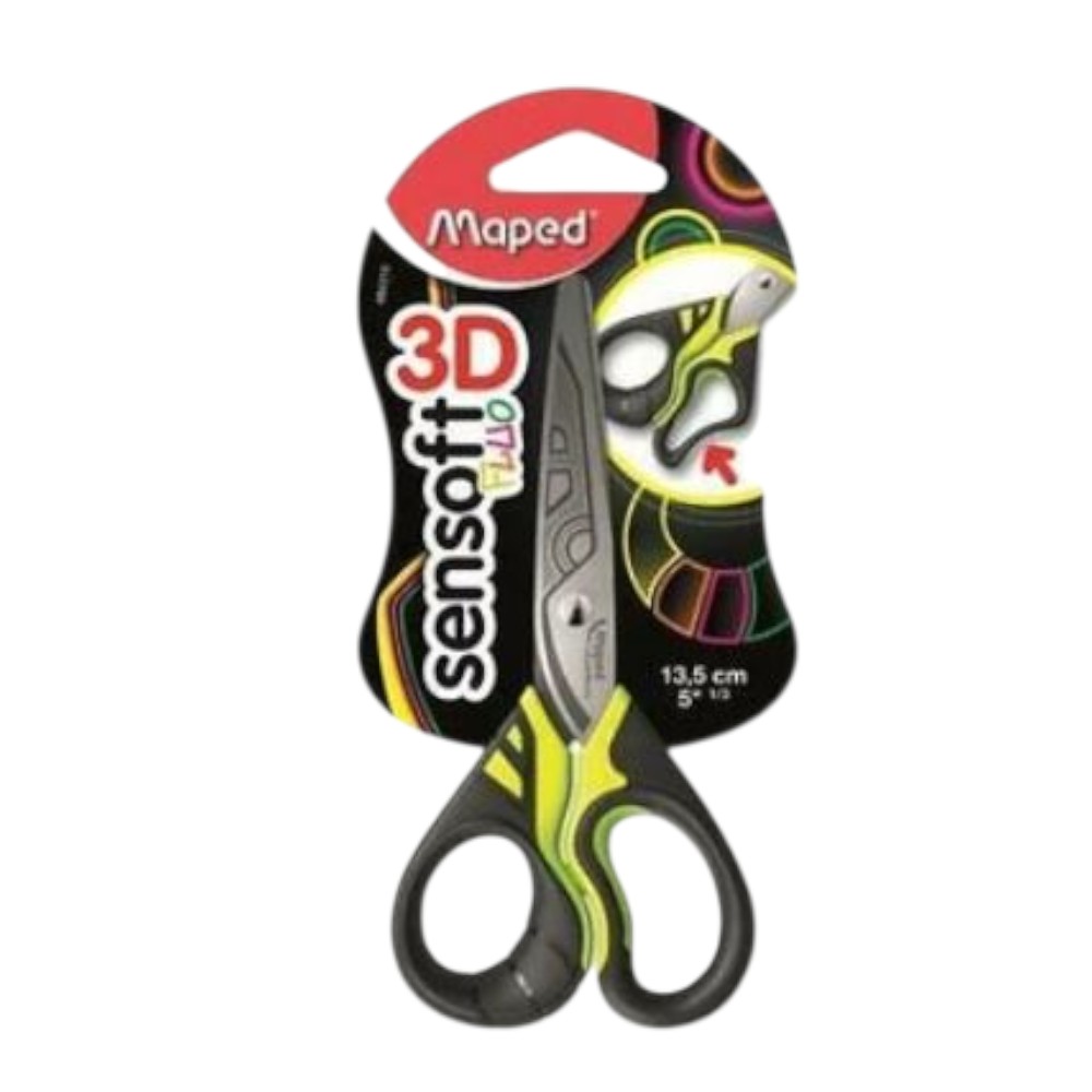 maped-scissors-sensoft-fluo-13-cm