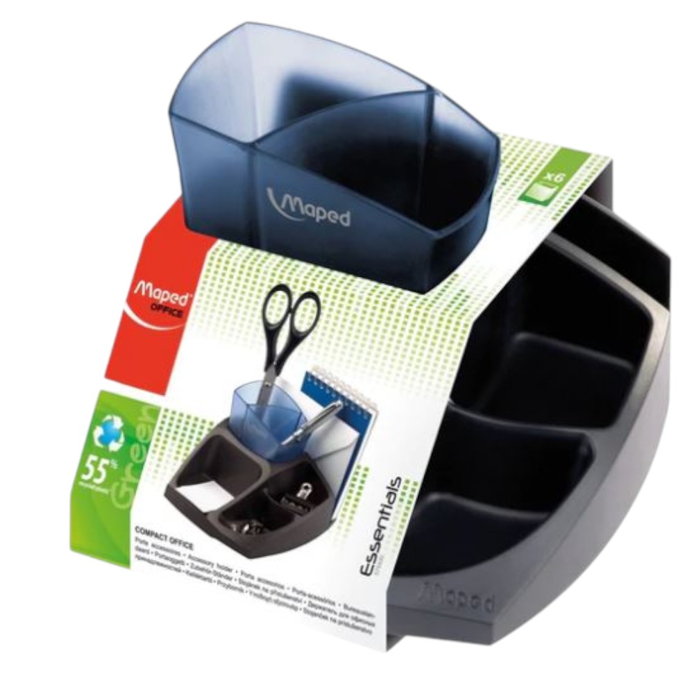 maped-compact-desk-organizer-black-and-blue