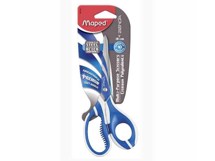 maped-zenoa-asymmetrical-scissors-blue-21cm