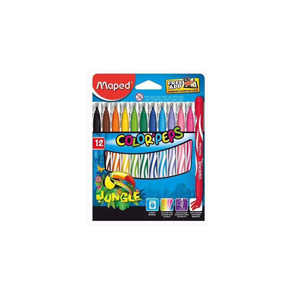 maped-colour-peps-jungle-pack-of-12-pieces