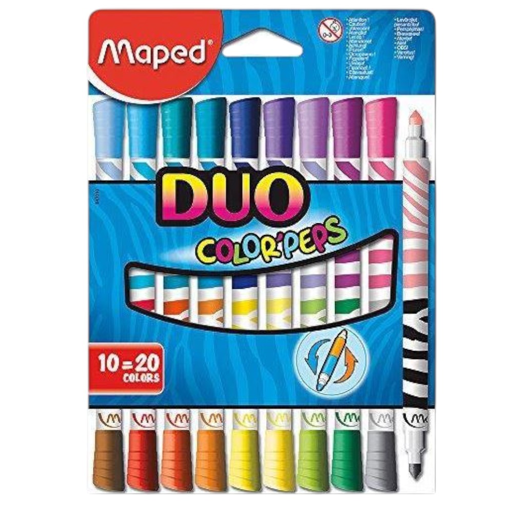 maped-felt-tip-markers-colorpeps-duo-x-10-pcs-20-colours-