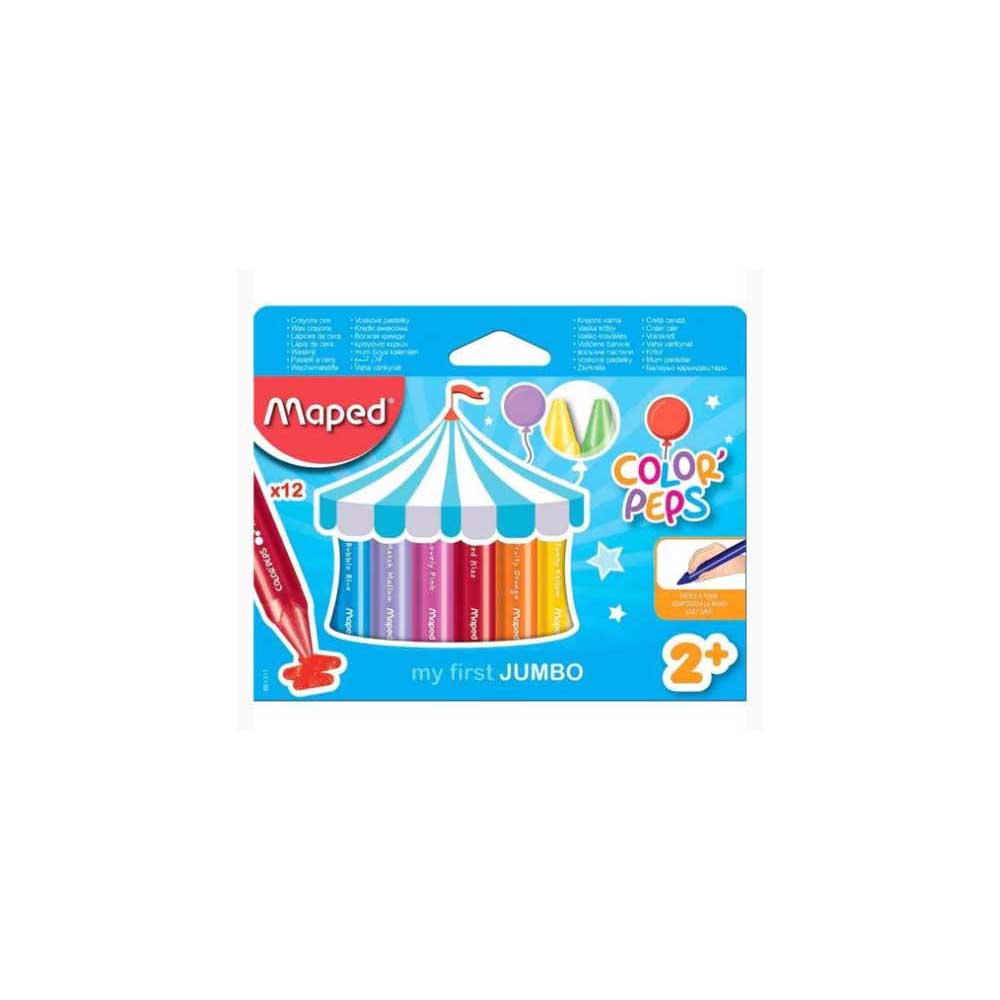 maped-maxi-colourpeps-soft-crayons-pack-of-12-pieces