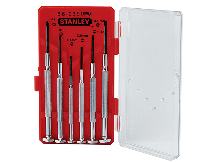 stanley-screwdriver-set-with-burnished-blades-set-of-6-pieces