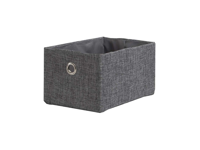 compactor-polyester-storage-basket-grey-23cm-x-15-5cm-x-12-5cm