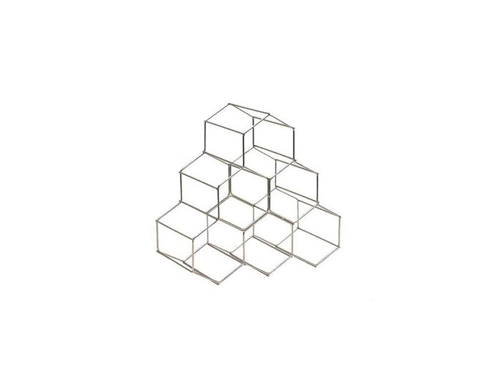 compactor-silver-hexagon-wine-rack-for-6-bottles