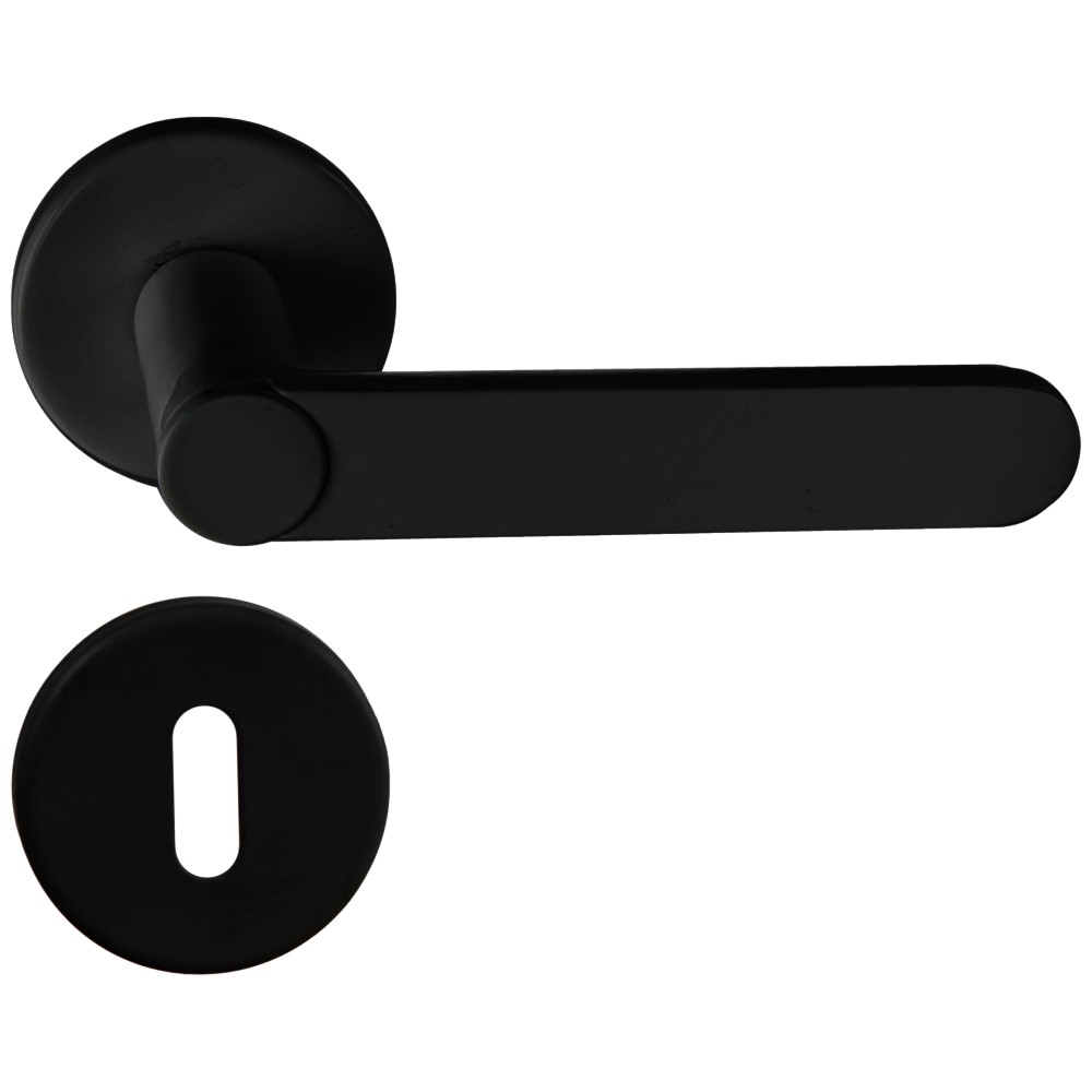 easy-k-black-aluminium-lever-handle-set-with-reverse-handle