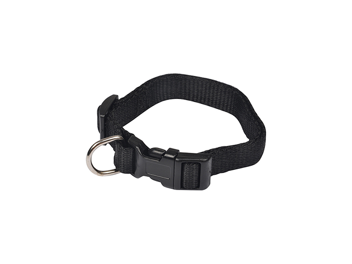 polyester-adjustable-collar-for-pets-in-black-30cm-45cm