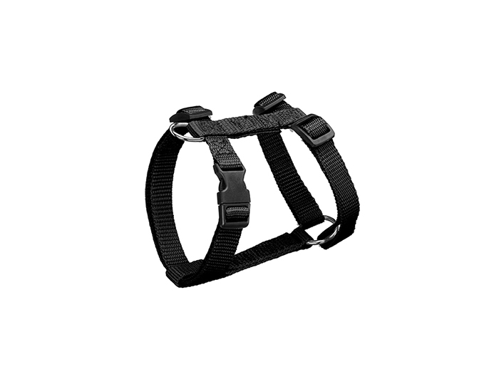 polyester-adjustable-harness-for-dogs-in-black-25-35-cm