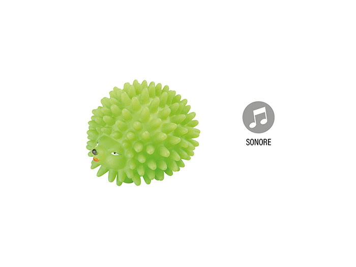 vinyl-squeaky-hedgehog-toy-for-dogs-green-9cm