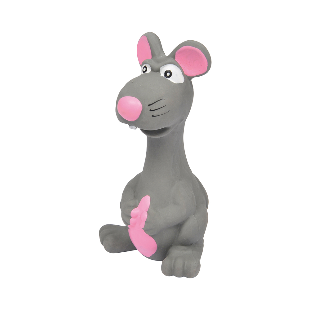 latex-dog-toy-mouse-grey-13cm-x-8cm