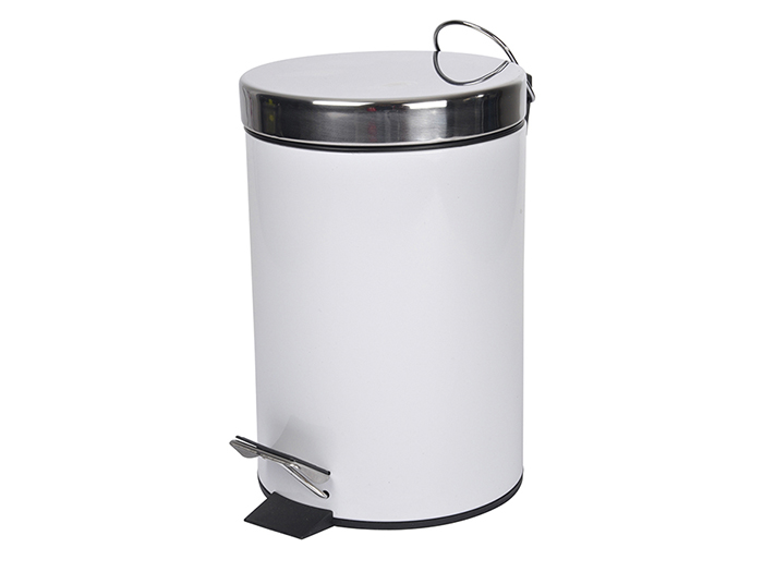 metalia-solid-metal-pedal-waste-cosmetic-bin-in-white-3l