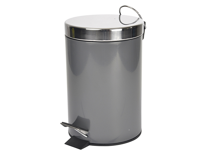 metalia-solid-metal-pedal-waste-cosmetic-bin-in-charcoal-grey-3-litre