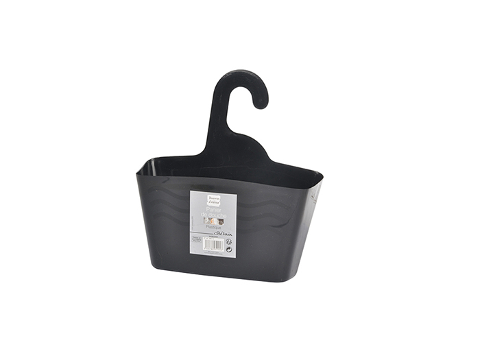 vitamine-plastic-shower-caddy-basket-black-23-5cm