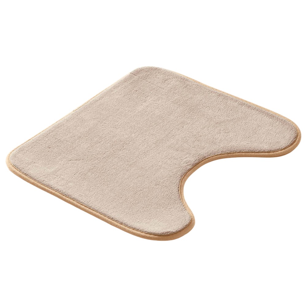 vitamine-sdb-plain-microfiber-u-shaped-toilet-mat-taupe-45-×-45-cm