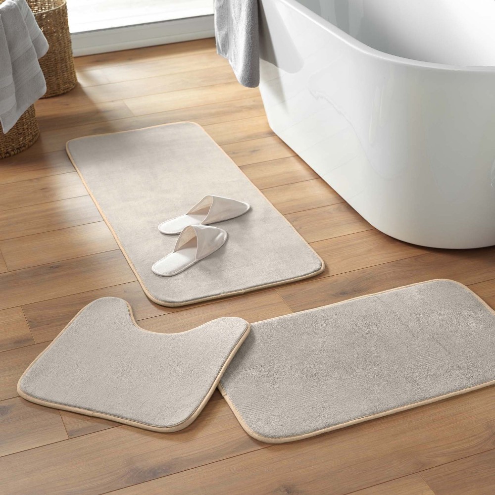 vitamine-sdb-plain-microfiber-u-shaped-toilet-mat-taupe-45-×-45-cm