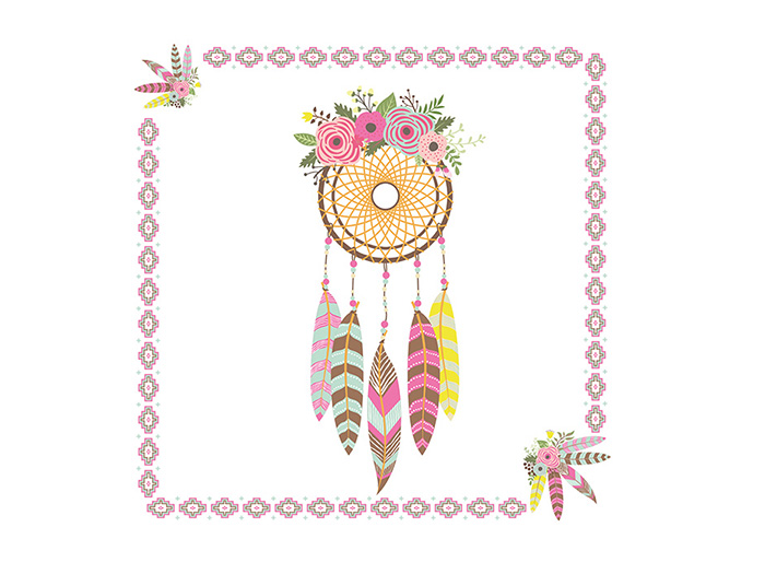 dream-catcher-design-paper-napkins-set-of-20-pieces-33cm-x-33cm