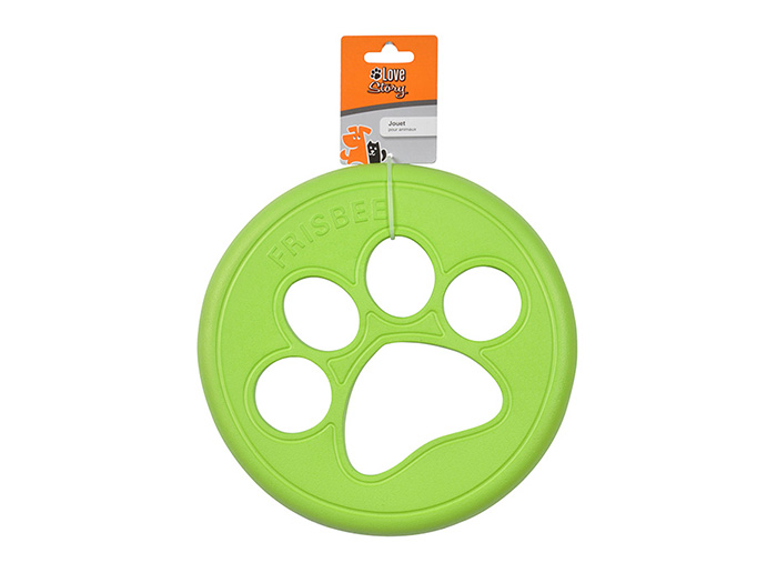 paw-shape-dog-toy-frisbee-green-23cm
