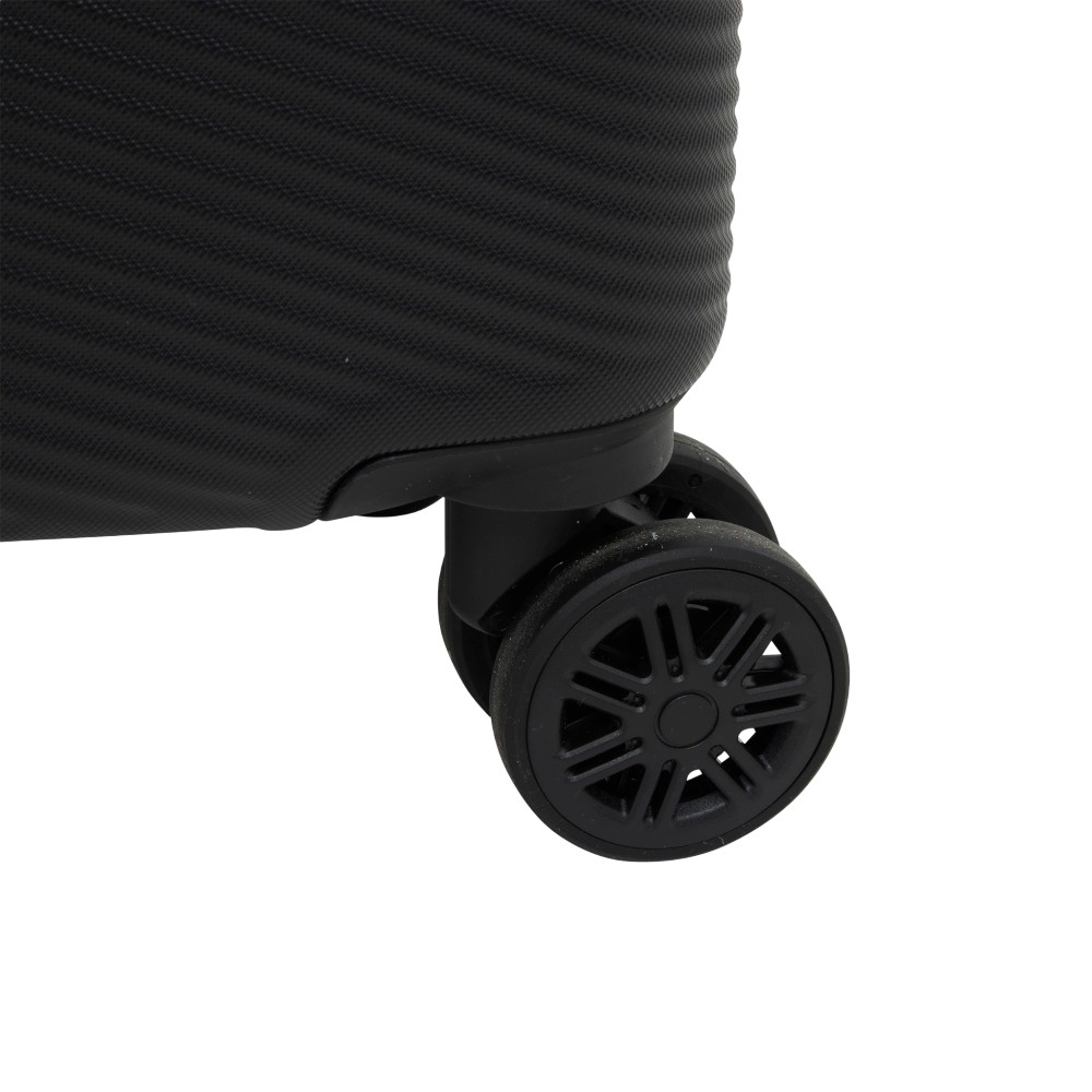 5five-suitcase-8-wheel-abs-xs-size-black