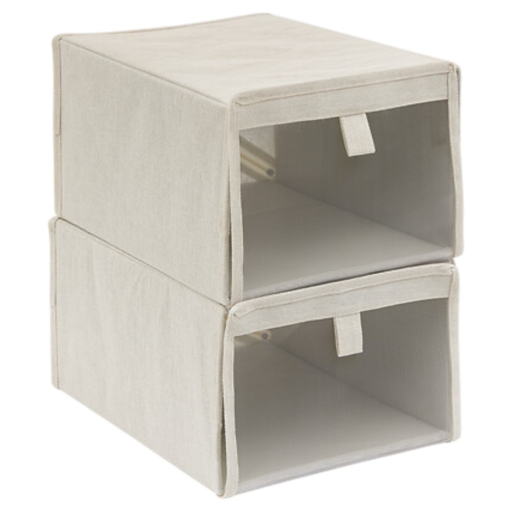 5five-dressy-set-of-2-stackable-shoe-storage-boxes-beige
