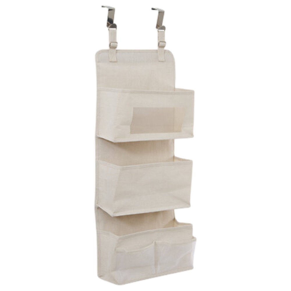 5five-dressy-3-tier-over-door-storage-organiser-beige-88-cm