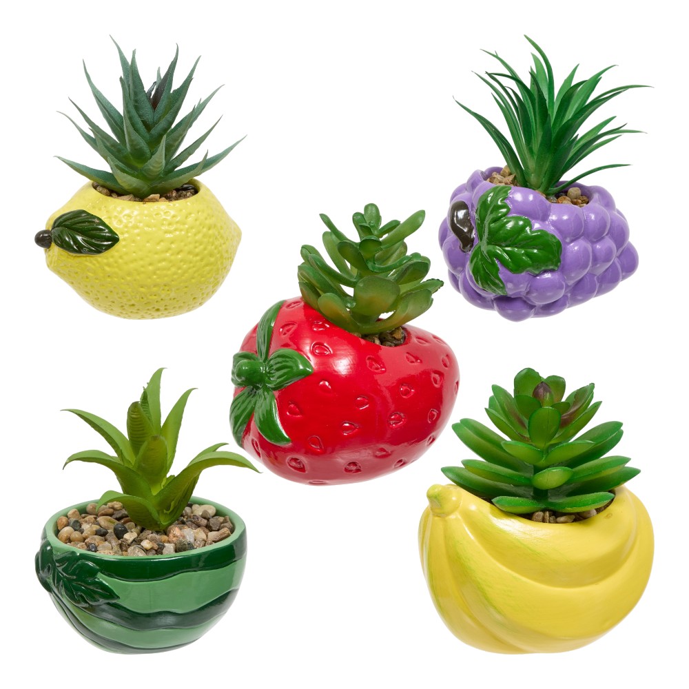 atmosphera-artificial-plants-fruity-pot-h-11-cm-5-assorted-designs