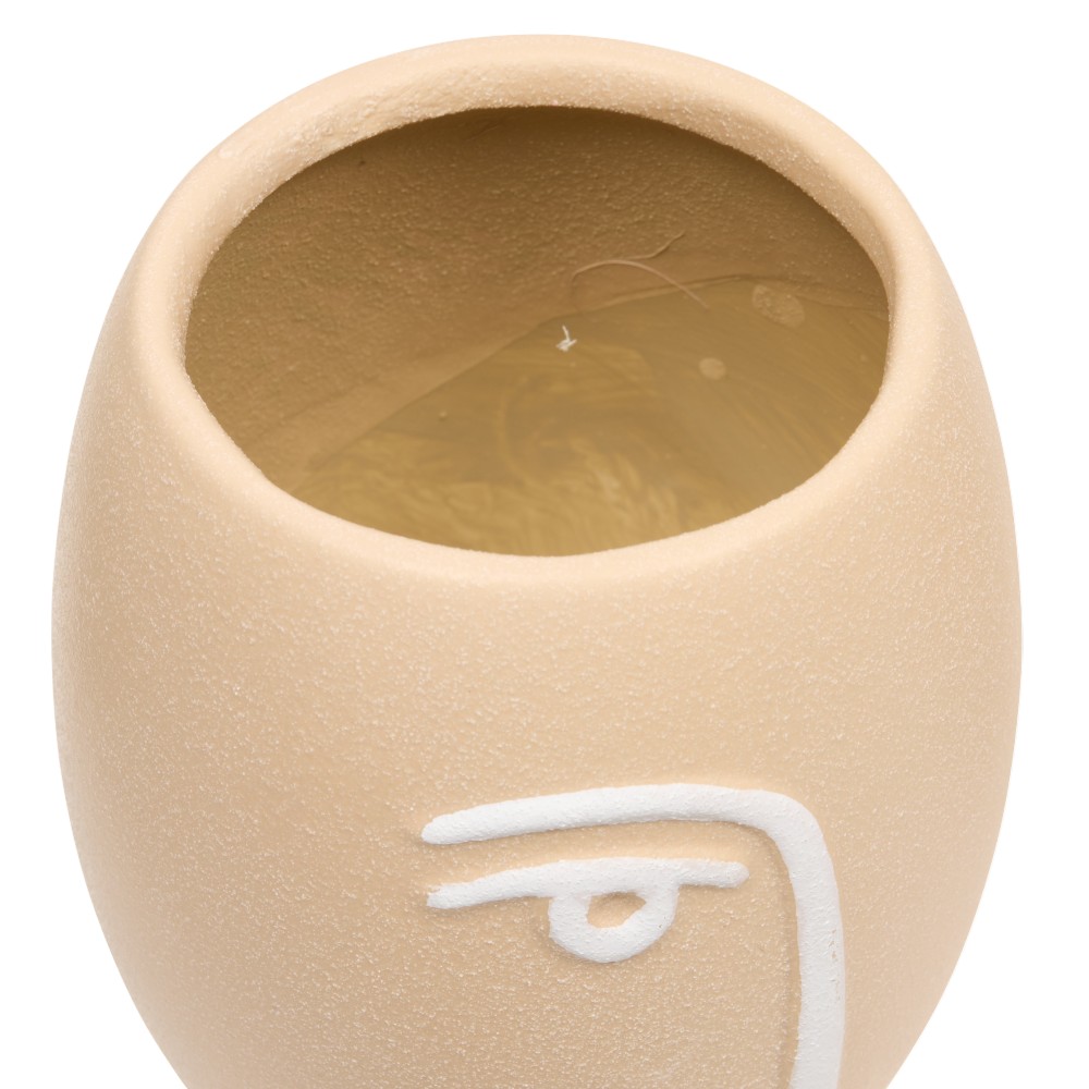 atmosphera-pam-visage-ceramic-vase-assorted-colours-19-8-cm