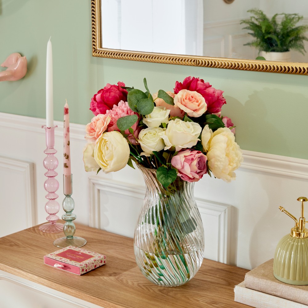 atmosphera-vase-glass-manel-h-20-cm-transparent