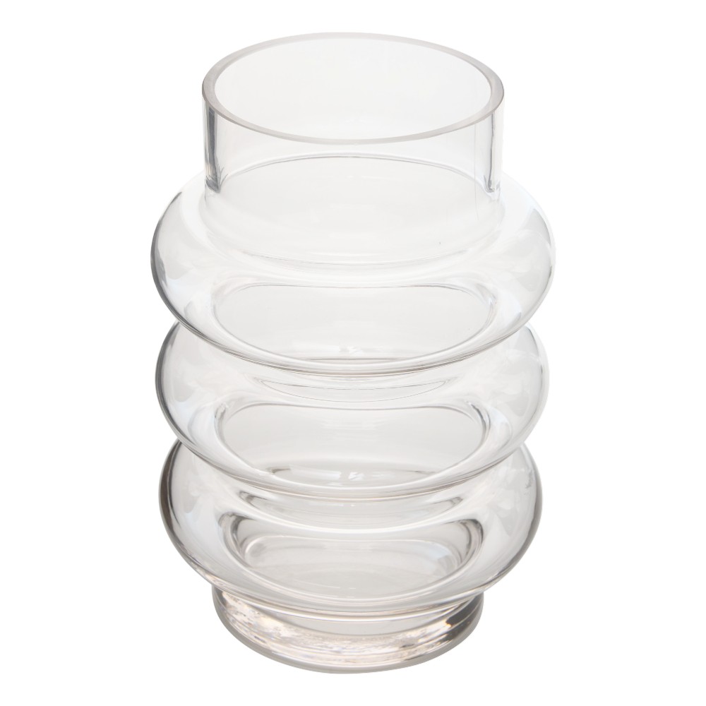 atmosphera-vase-glass-melty-h-20-5-cm-transparent