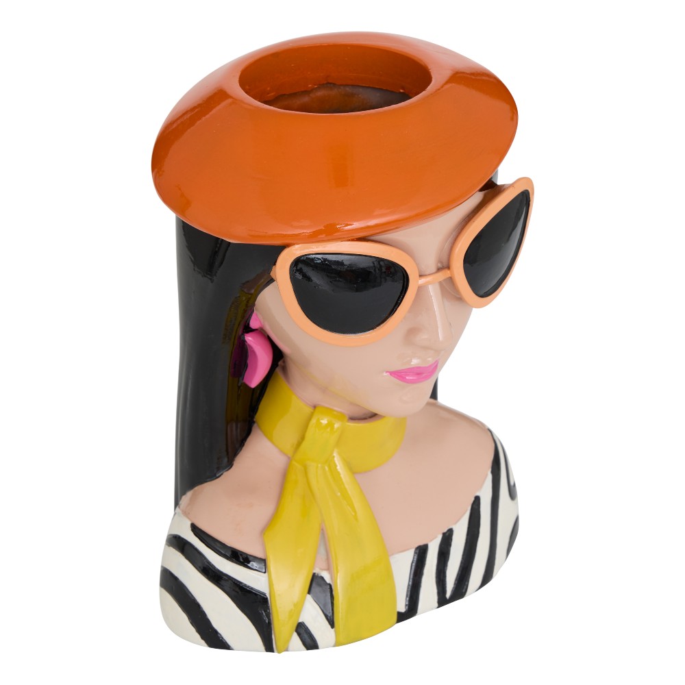 atmosphera-vase-women-heads-resin-della-h-22-cm-3-assorted-designs