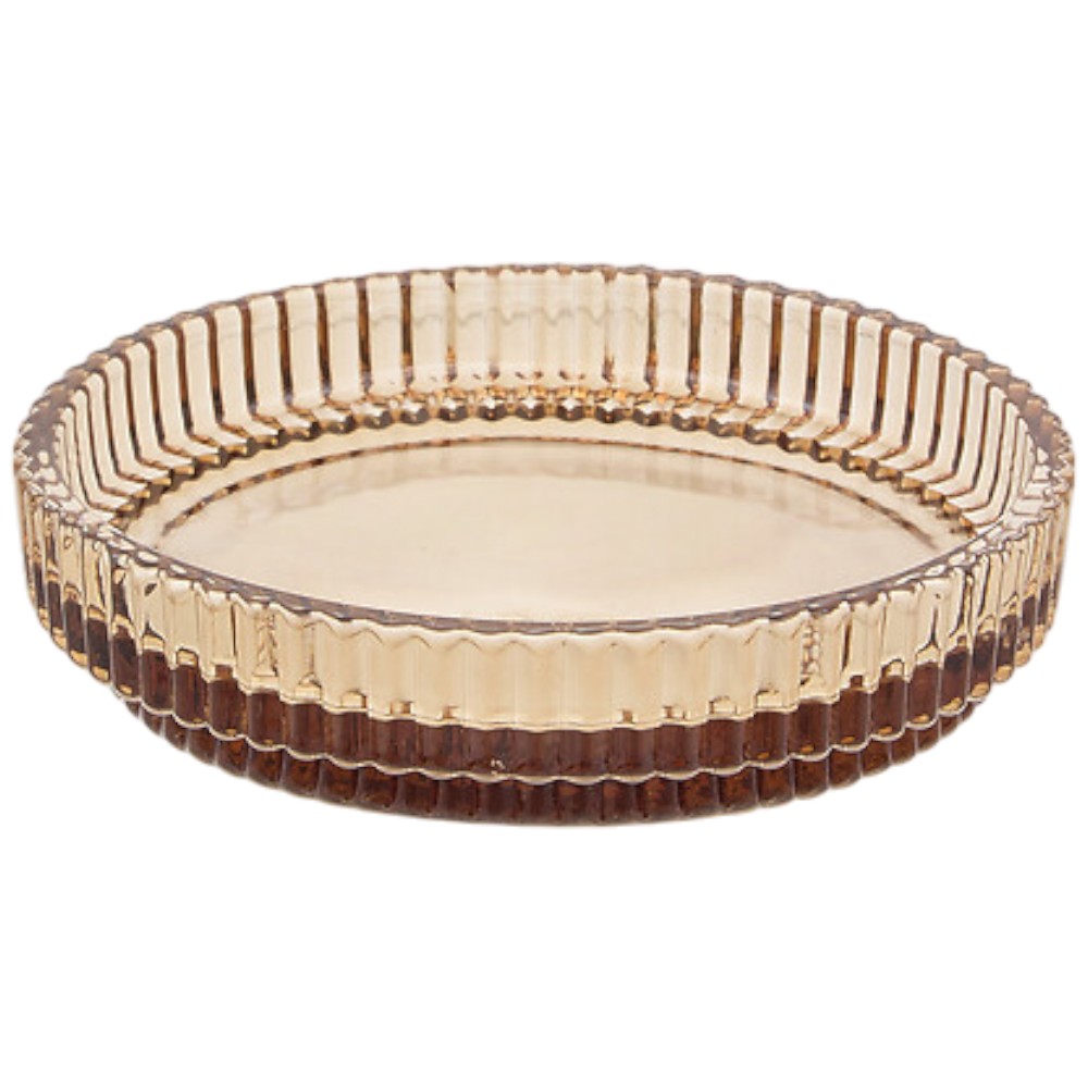 solis-round-glass-soap-dish-amber-11cm